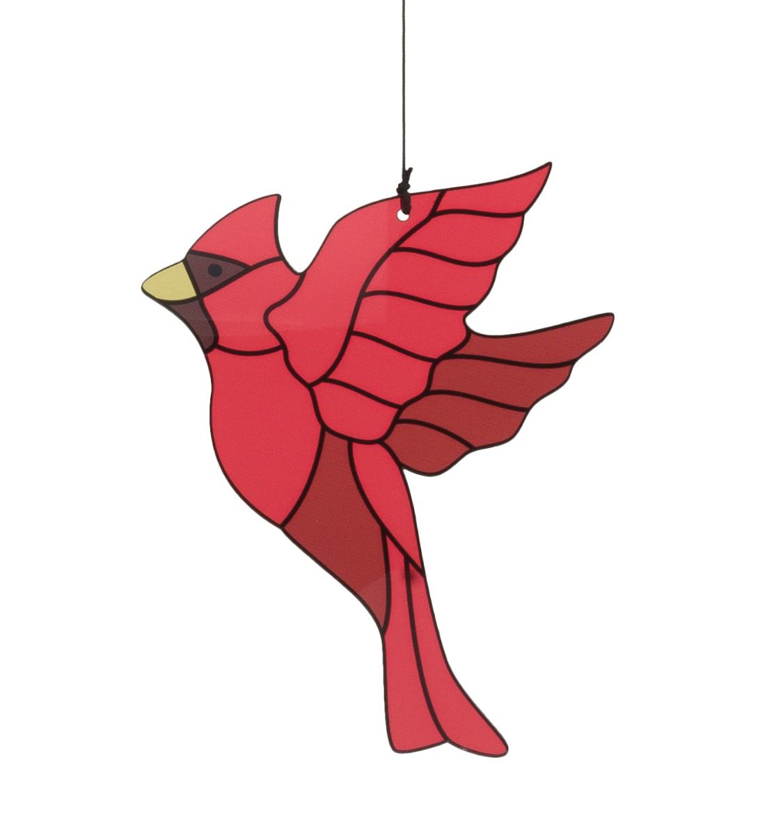 Regal Floral Bird Cardinal 32\" Wind Chime