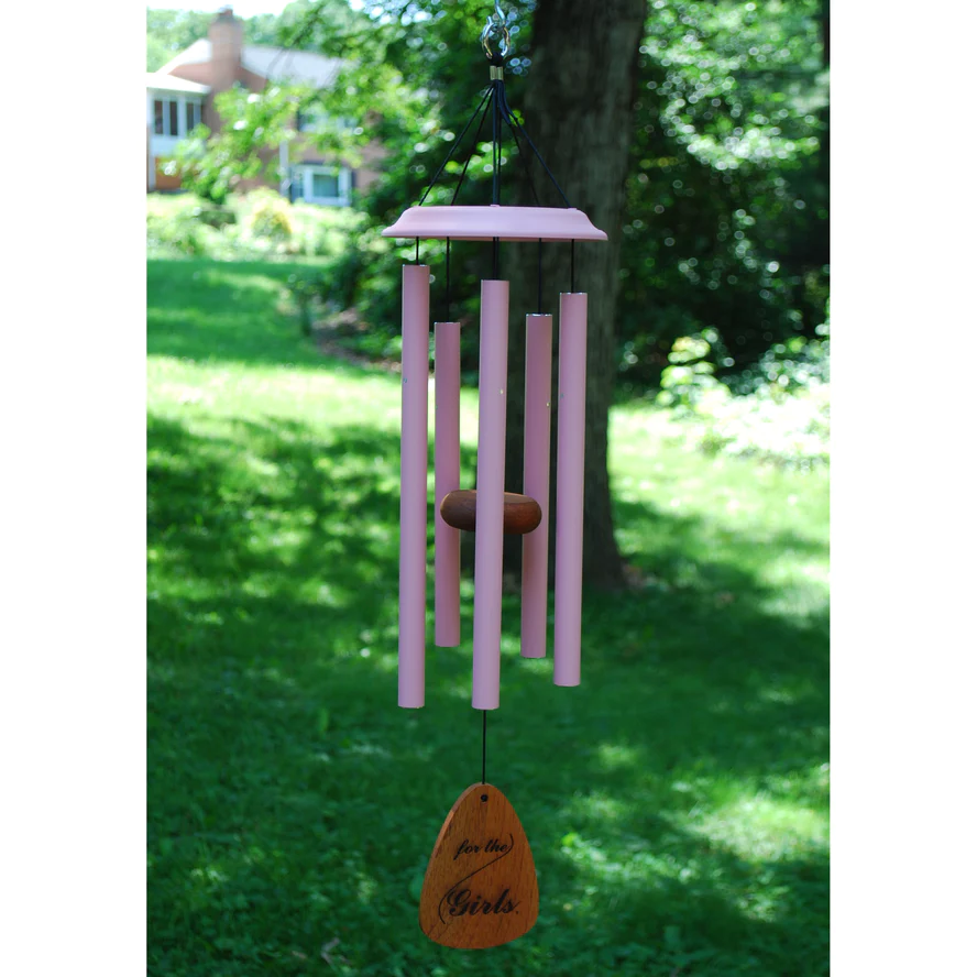 For the Girls® Pink Wind Chime