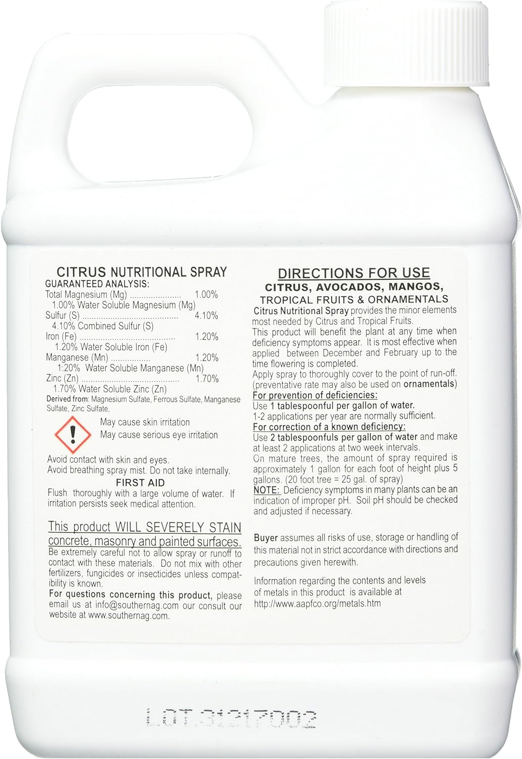 Southern AG® Citrus Nutritional Spray