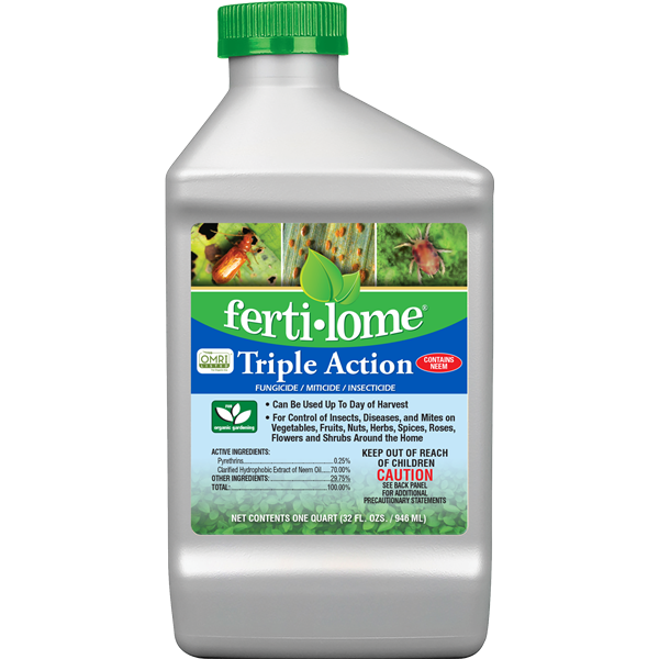 Fertilome® Triple Action Fungicide/Miticide/Insecticide