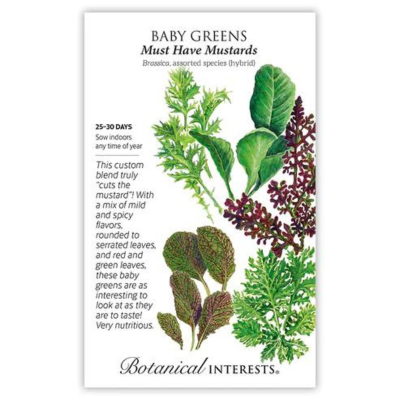 Baby Greens - Must Have Mustards
