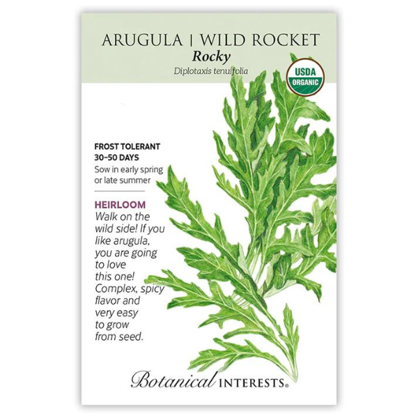 Arugula -  Wild Rocket Rocky Organic