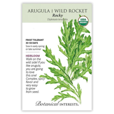 Arugula -  Wild Rocket Rocky Organic