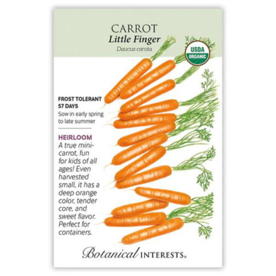 Carrot Little Finger Organic