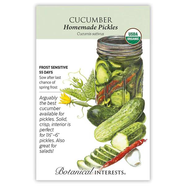 Cucumber Homemade Pickles Organic