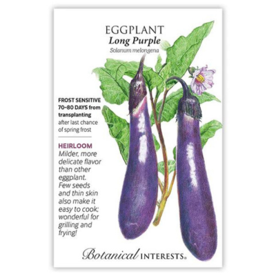Eggplant Long Purple Organic