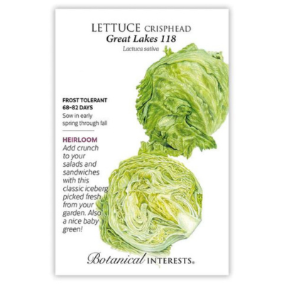 Lettuce Crisphead Great Lakes 118