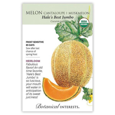 Melon Hale's Best Jumbo Cantaloupe/Muskmelon Organic