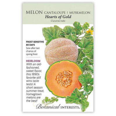 Melon Hearts of Gold Cantaloupe/Muskmelon Organic