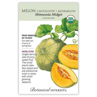 Melon Minnesota Midget Cantaloupe/Muskmelon Organic