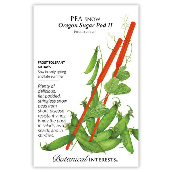 Pea Snow Oregon Sugar Pod II Organic