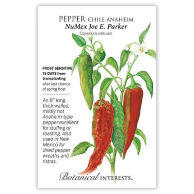 Pepper Chile Anaheim NuMex Joe E. Parker