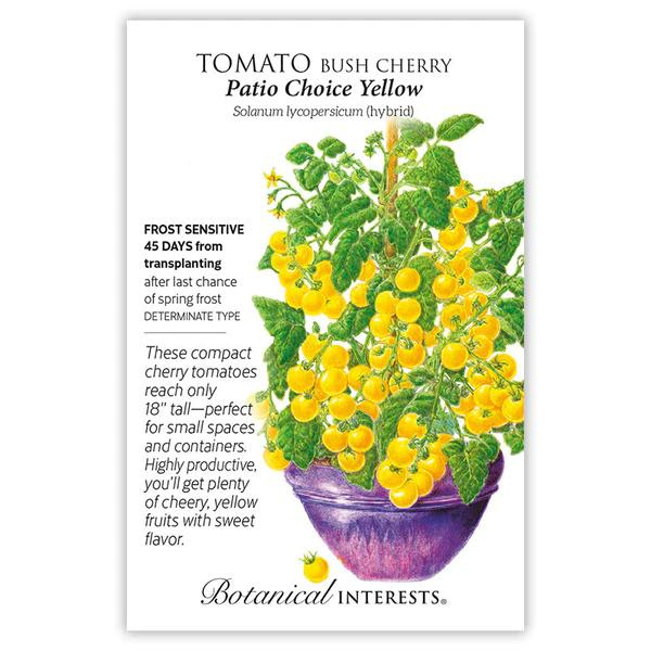 Tomato Bush Cherry Patio Choice Yellow