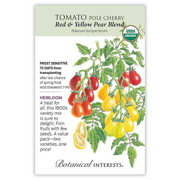 Tomato Pole Cherry Red and Yellow Pear Blend