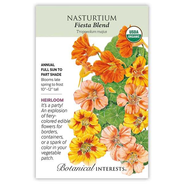 Nasturtium Fiesta Blend Organic