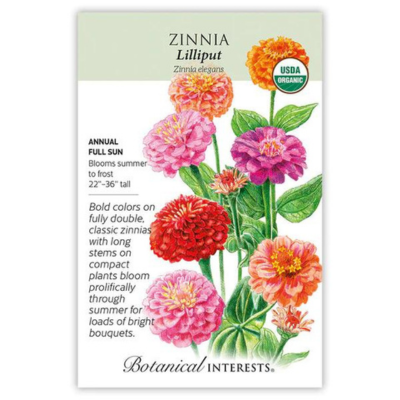 Zinnia Lilliput Organic