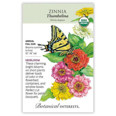 Zinnia Thumbelina Organic