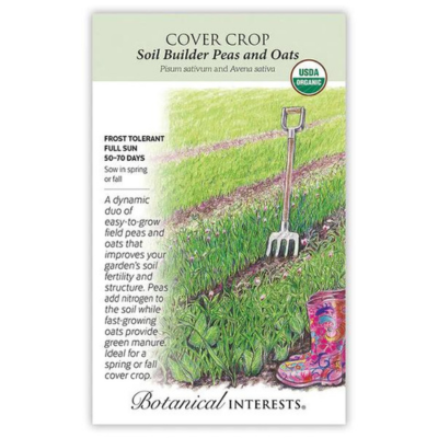 Cover Crop Soil Builders Peas Oats Organic