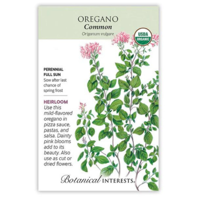 Oregano Common Organic