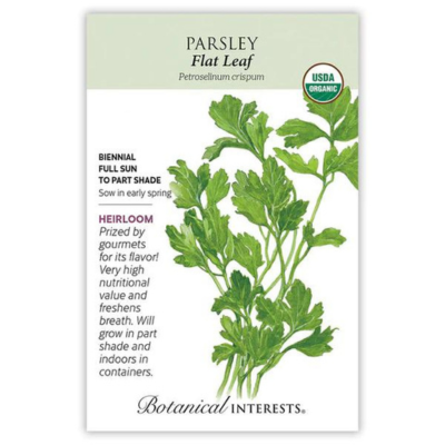 Parsley Green Flat Leaf Organic