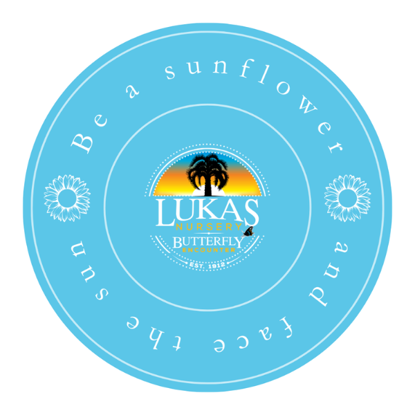 Lukas \"Be a Sunflower and Face the Sun\" Sticker