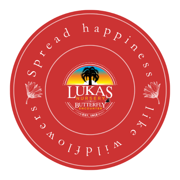 Lukas \"Spread Happiness like Wildflowers\" Sticker