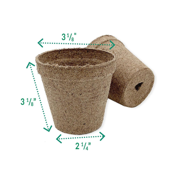 Jiffy 3\" Seed Starting Peat Pots