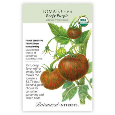 Tomato Bush Beefy Purple Organic