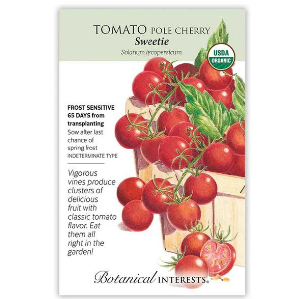 Tomato Pole Cherry Sweetie Organic