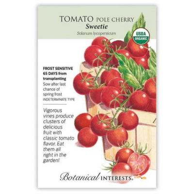 Tomato Pole Cherry Sweetie Organic