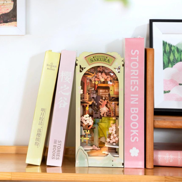 DIY Book Nook Kit: Falling Sakura