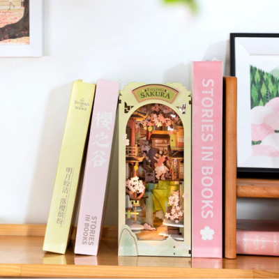 DIY Book Nook Kit: Falling Sakura