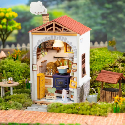 DIY Miniature House Kit: Flavor Kitchen