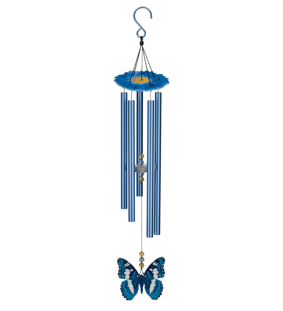 Regal Butterfly Blue Morpho 32" Wind Chime