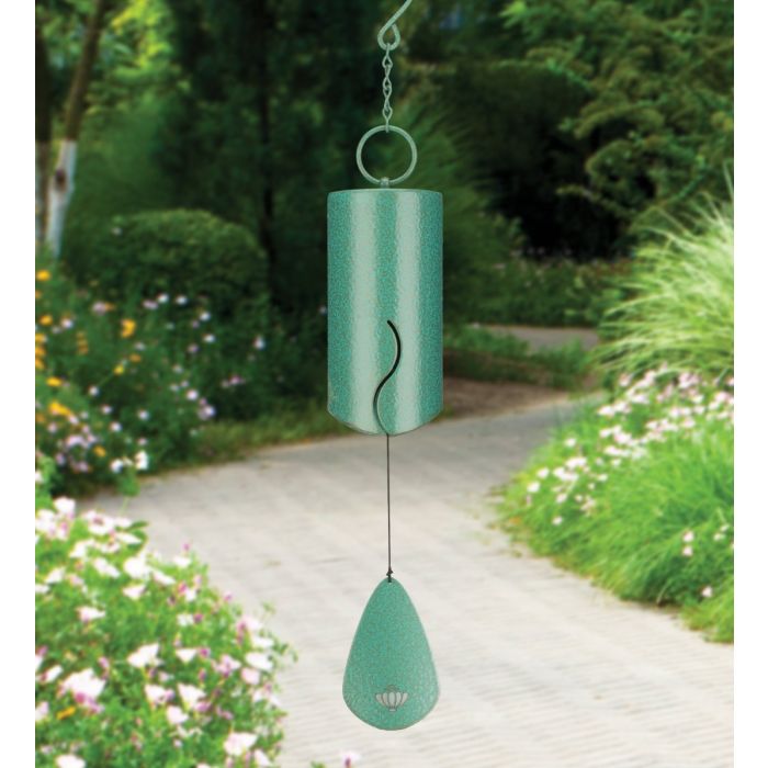 36395 Wind Bell 4in Patina Green 2