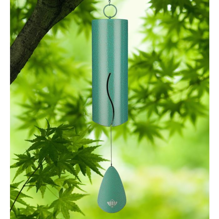 36396 Wind Bell 6in Patina Green 2
