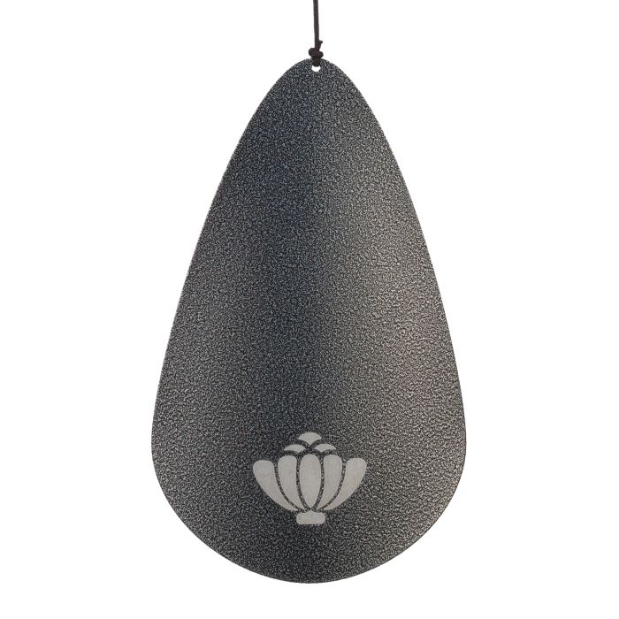 43660 Wind Bell 6in Pewter 2