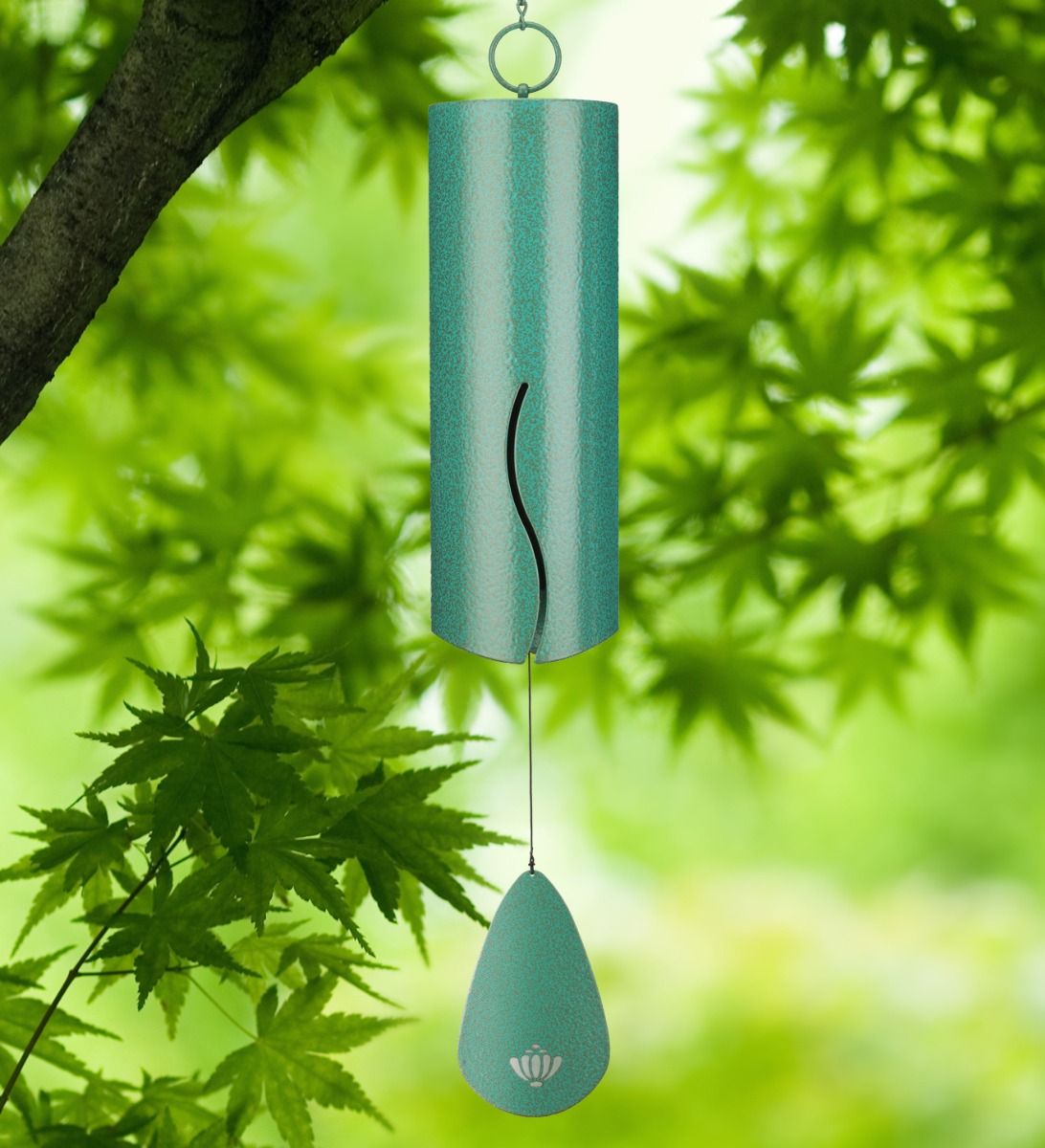 36397 Wind Bell 42in Patina Green 2